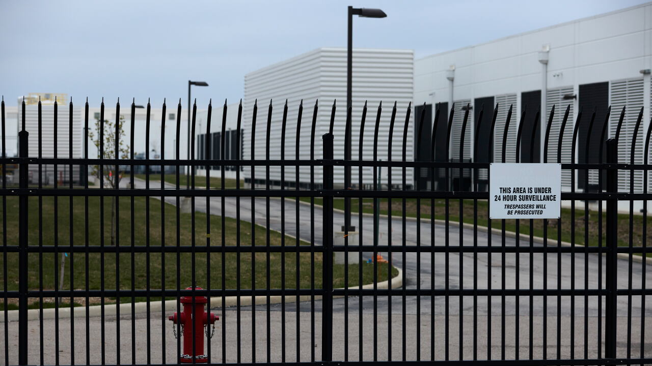 Amazon data center in Hilliard, Ohio