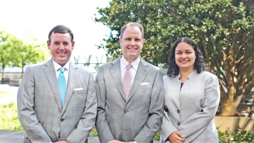 Schultz Wealth Management joined Janney in Atlanta. The team is led by veteran advisor Jeff Schultz (center). He is accompanied by Kevin McKane (left), and Allison Odenthal (right).