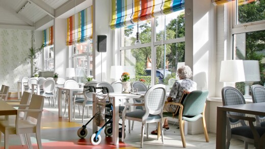 cafe in elderly house