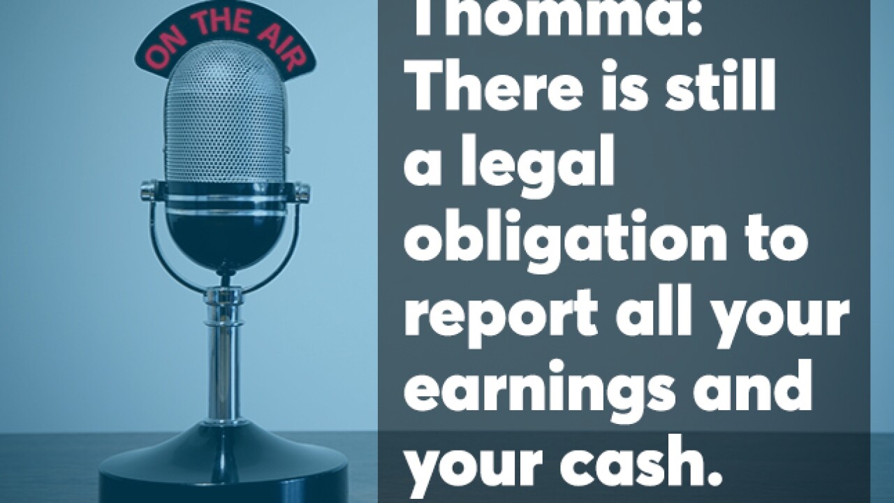 Thomma podcast screen