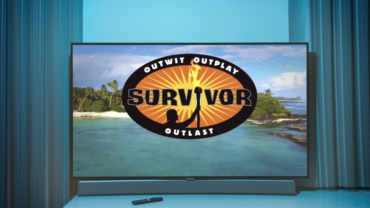Survivor TV show screen