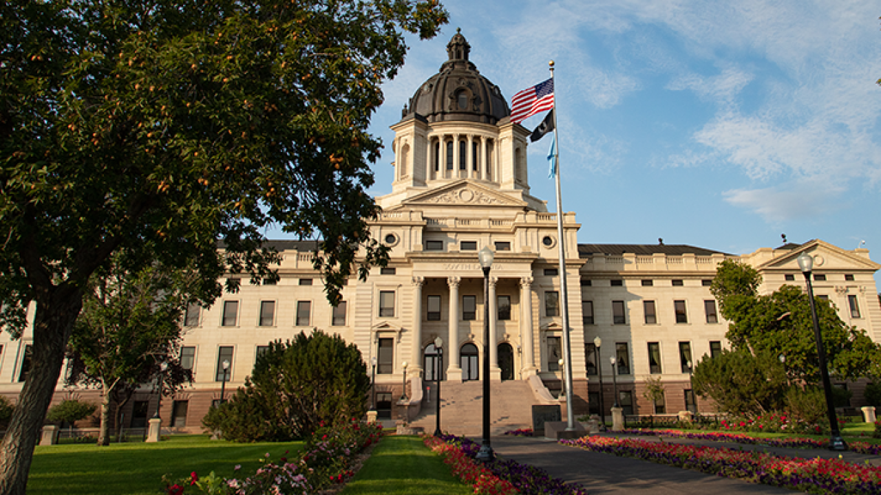 State capitol in Pierre, South Dakota