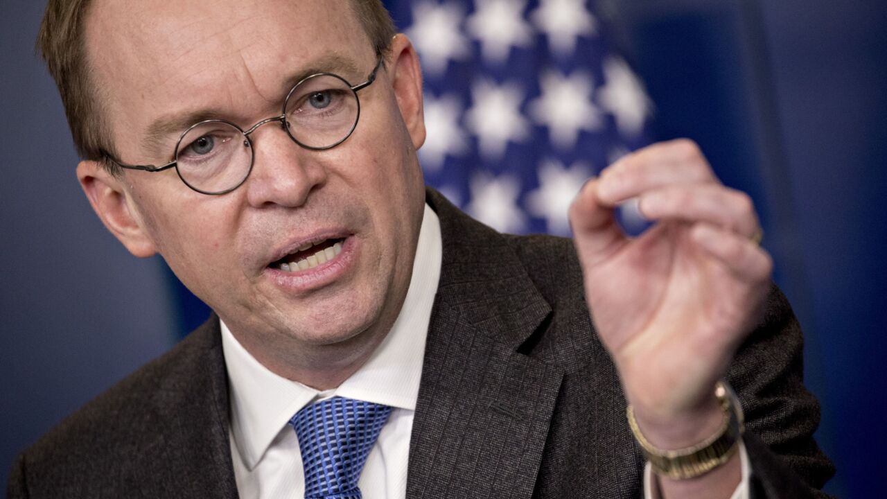 U.S. Budget Director Warns Interest Rates May `Spike' on Deficit