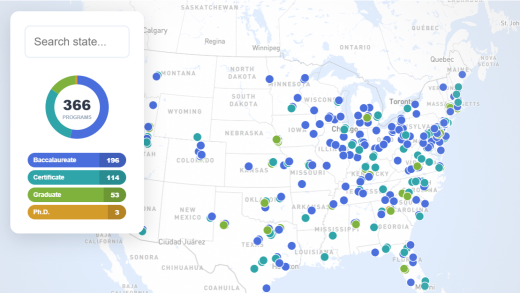 A national map of CFP Board-registered programs