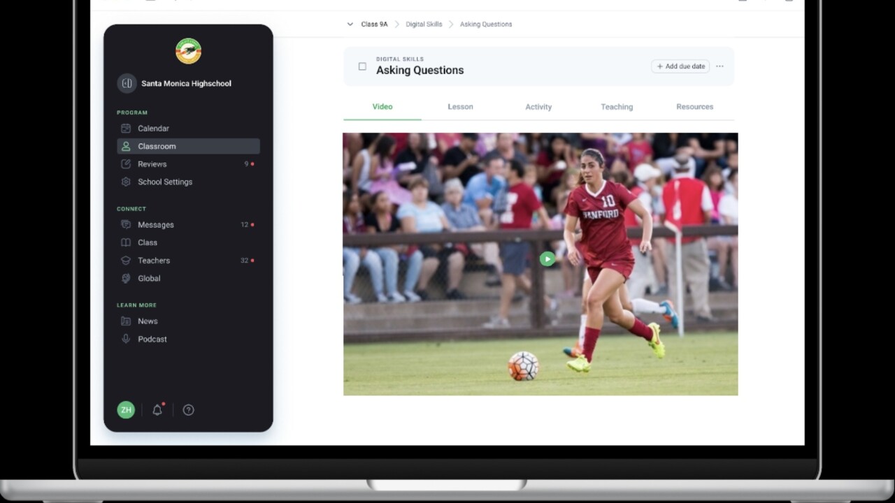 Screengrab from CEO Connect platform