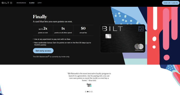 Wells Fargo, Mastercard Back Bilt, Which Turns Rent Into Points