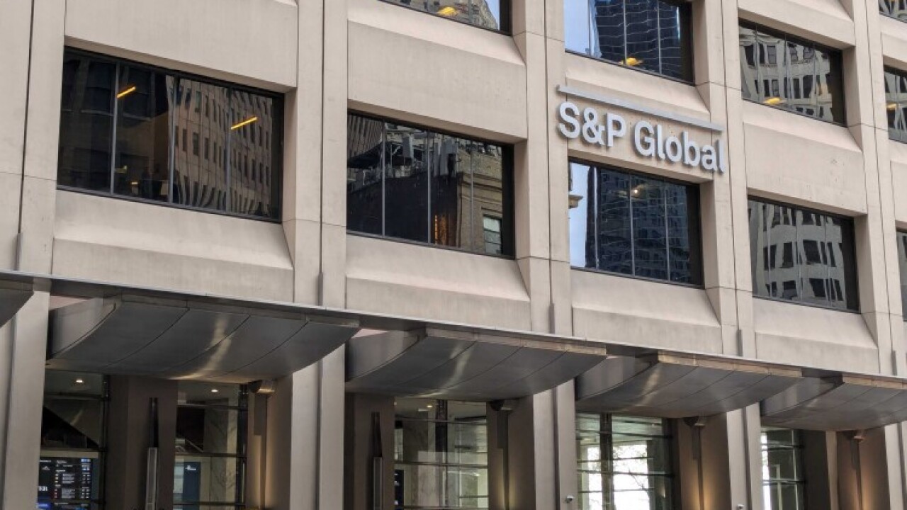 S&P Global sign on building