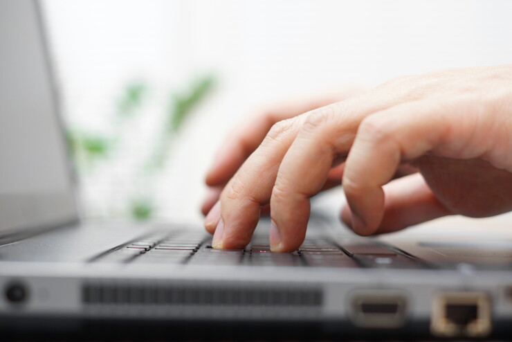 keyboard typing chat