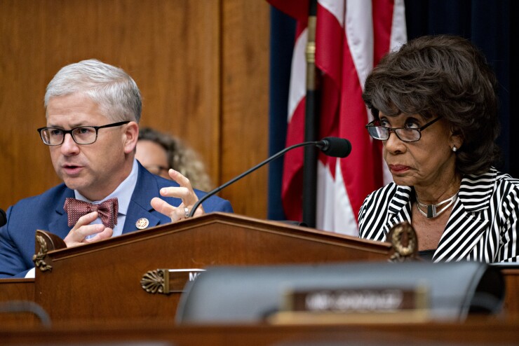 Reps. Patrick McHenry and Maxine Waters