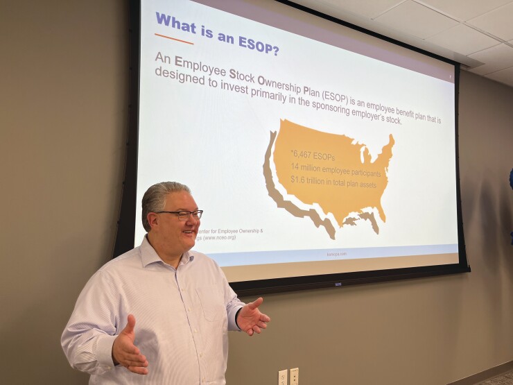 Andy Manchir of the ESOP practice of KSM