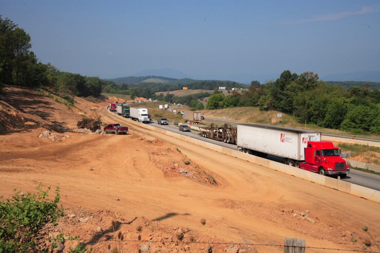 Interstate 81 in Virginia