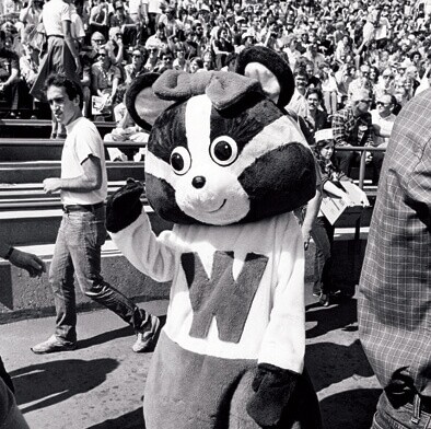 Becky Badger - mascot - Park Bank - 2