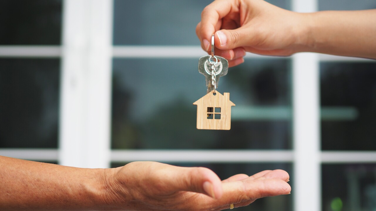 Home buyers are taking home keys from sellers. Sell your house, rent house and buy ideas.