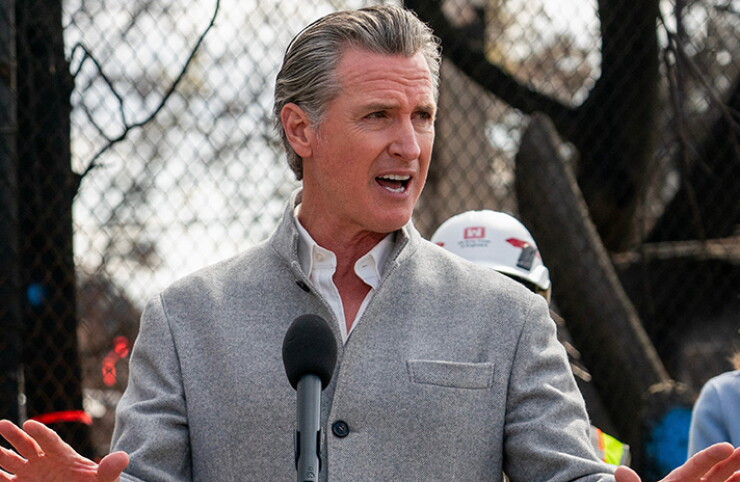 California Gov. Gavin Newsom