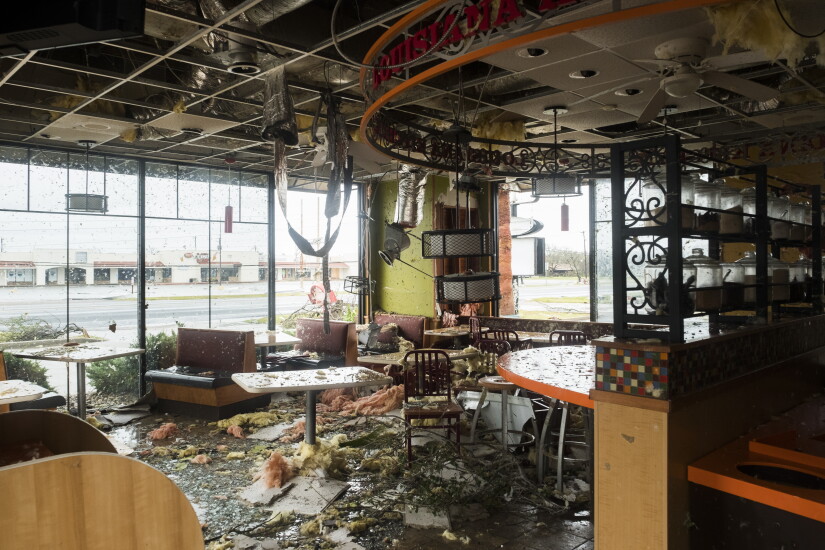 Damage from Hurricane Harvey