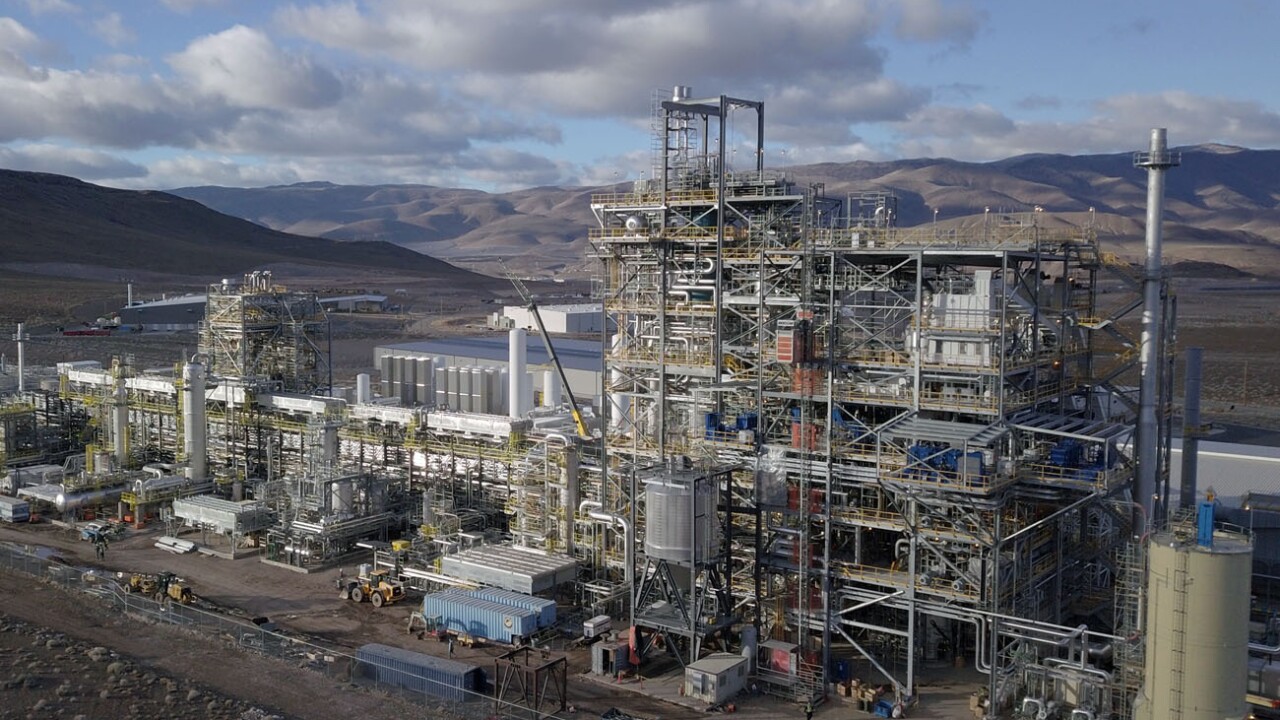 Fulcrum's Sierra Biorefinery, near Reno, Nevada.