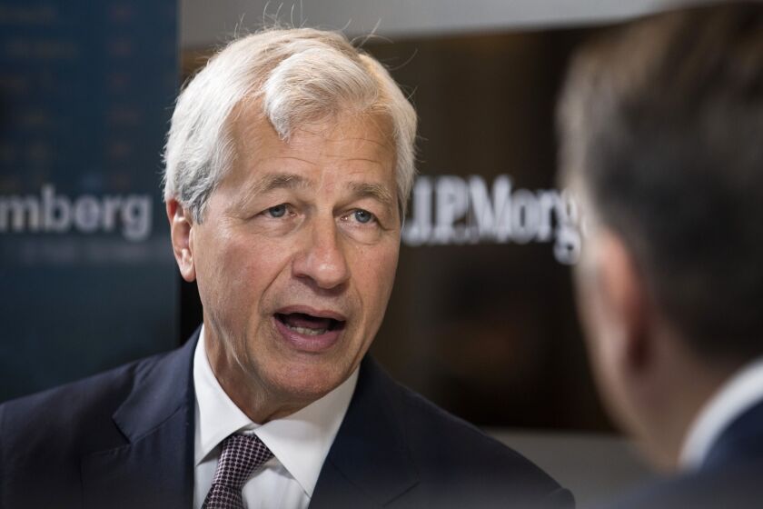 JPMorgan Chase CEO Jamie Dimon says he has "never coveted" the job of Treasury secretary.