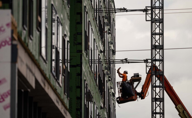 Affordable apartments under construction