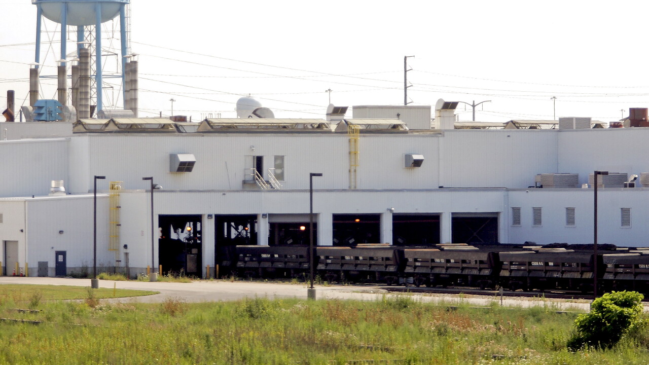 The Stickney Water Reclamation Plant and water tower