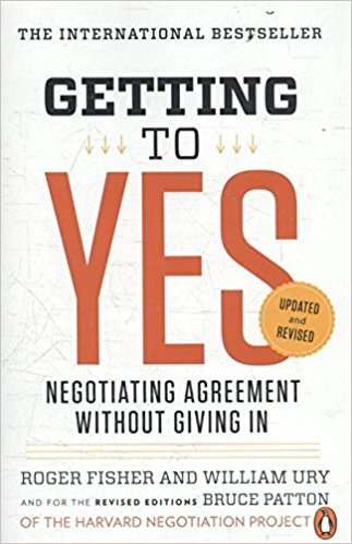 Book cover - Getting to Yes