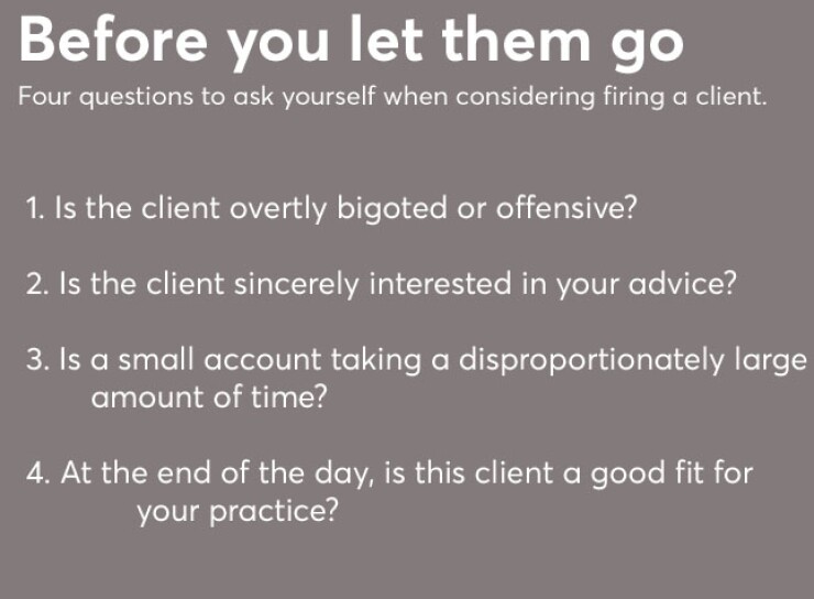 Should I fire a client?