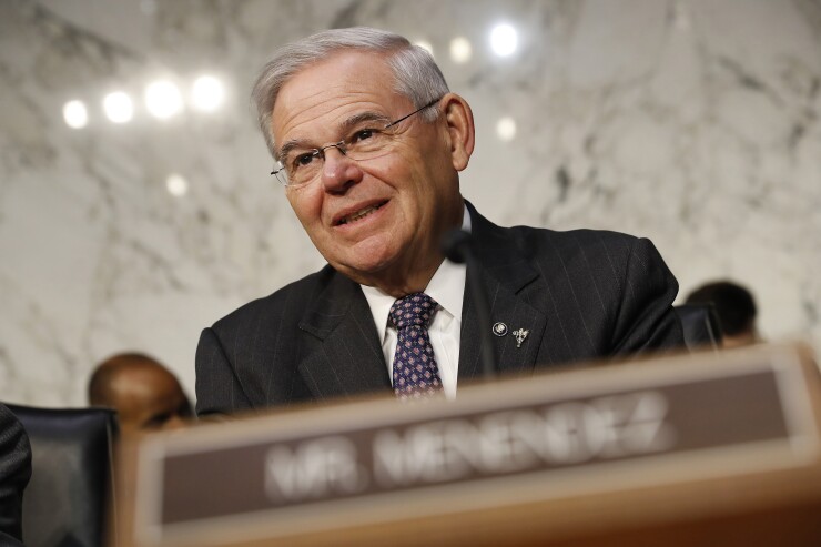 Sen. Bob Menendez, D-N.J.