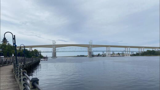 Rendering of potential replacement of Cape Fear Memorial Bridge