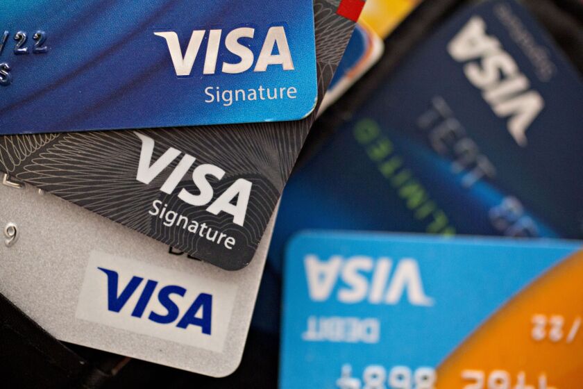 Credit card delinquencies rose to 9.09% in the first quarter, the highest level in more than two years, according to the New York Fed.