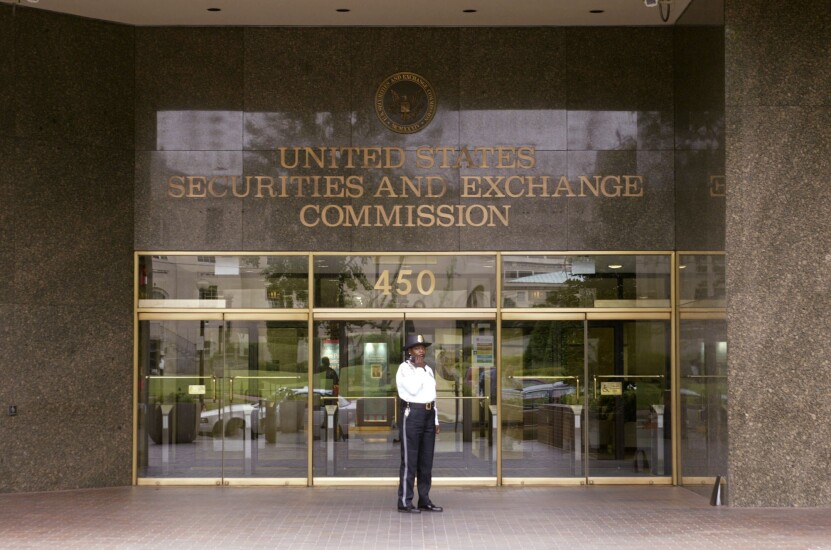 SEC entrance - Bloomberg News