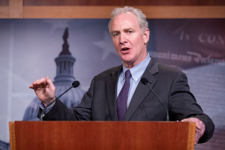 Sen. Chris Van Hollen, D-Md.,