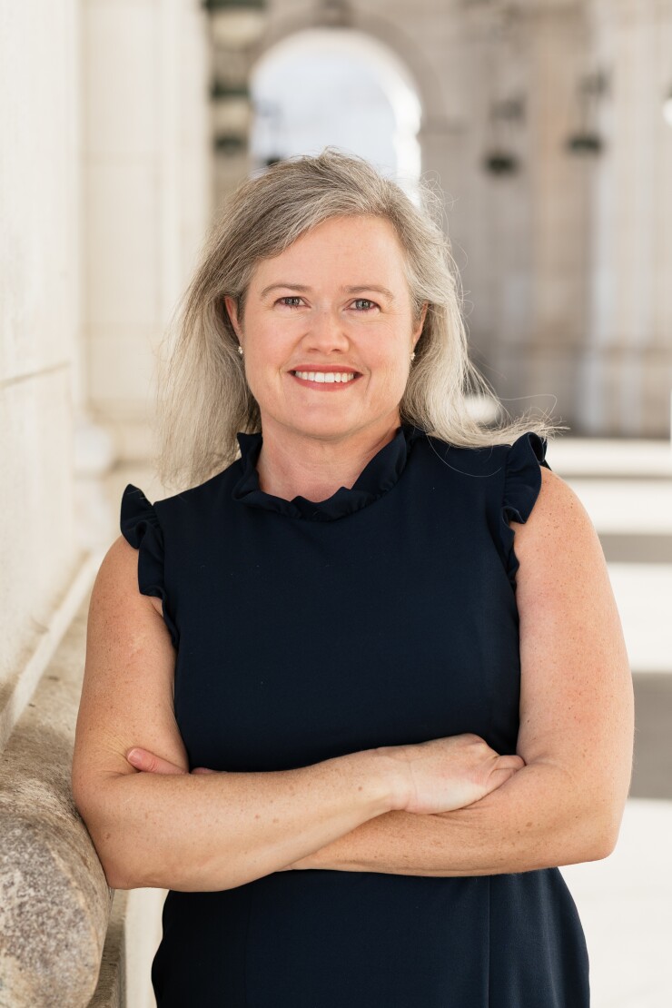 Emily Brock, director of the federal liaison office of the Government Finance Officers Association