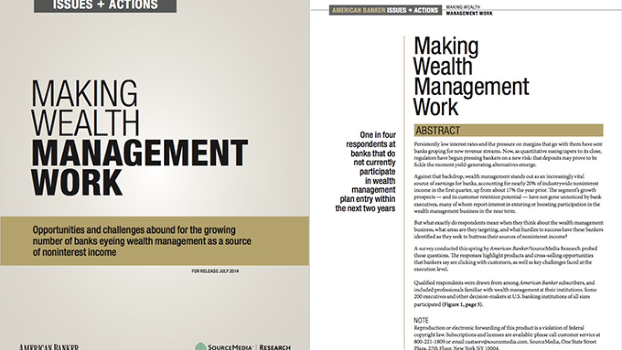 Making Wealth Management Work promo image