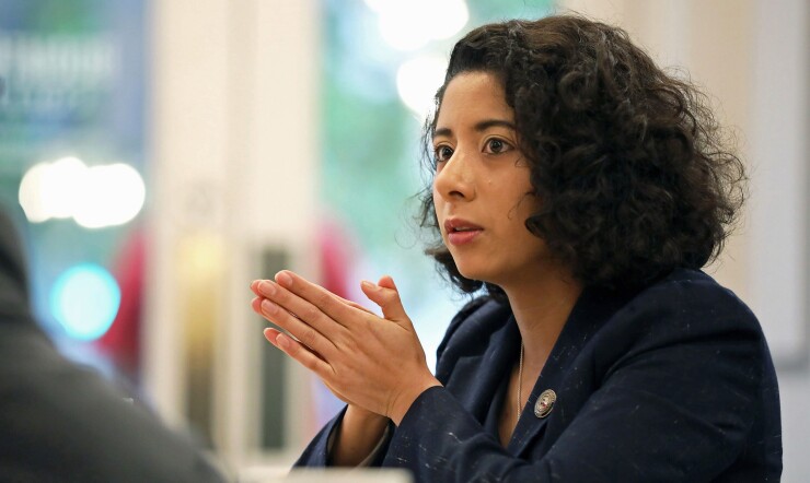 Harris County, Texas Judge Lina Hidalgo said the county plans to use a chunk of its federal funds to protect against chronic flooding.