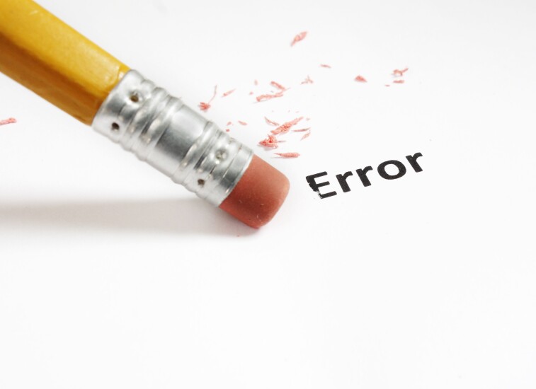 Erase-error