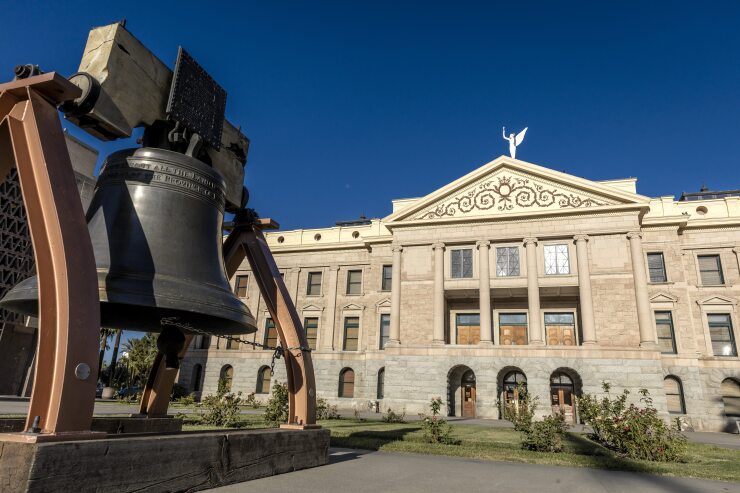 Arizona's state capitol building in Phoenix
