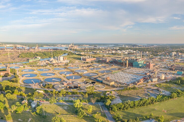 The Great Lakes Water Authority's Water Resource Recovery Facility is the largest single-site wastewater treatment facility in the United States.