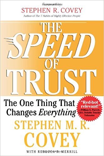 Book cover - Speed of Trust