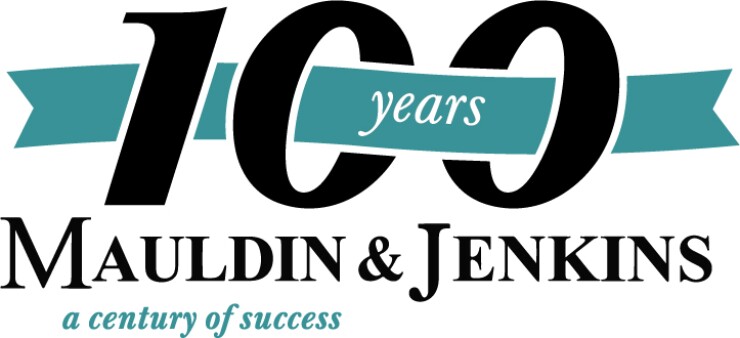 Mauldin & Jenkins 100th anniversary logo