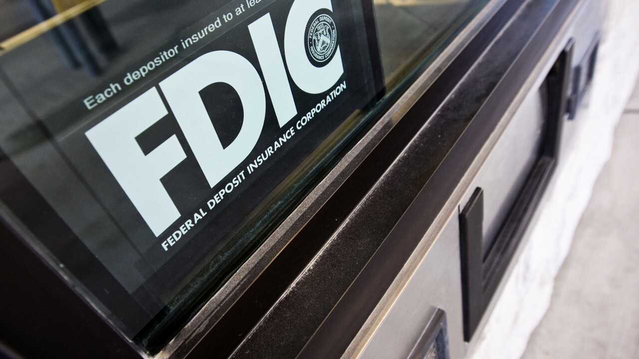 FDIC sticker