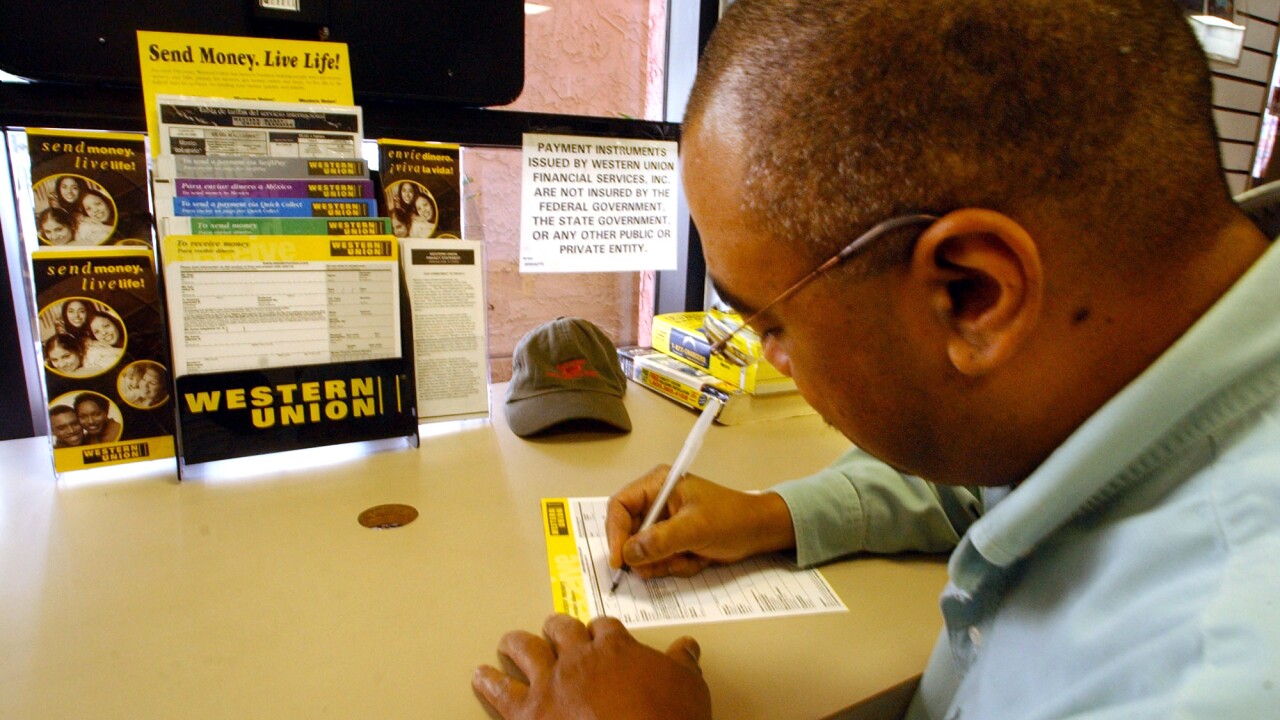 Western Union customer