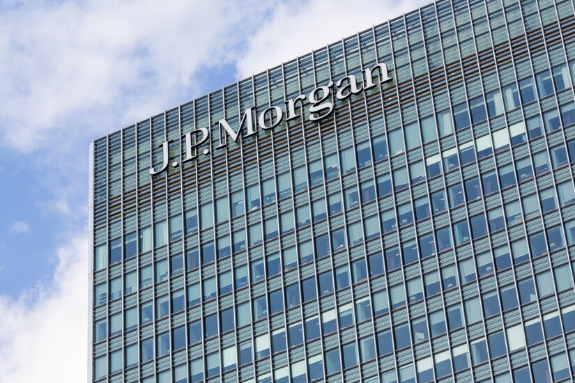 JP Morgan sign