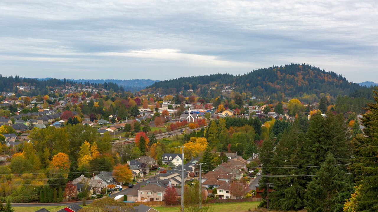 Happy Valley Residential Neighborhood by Mount Talbert