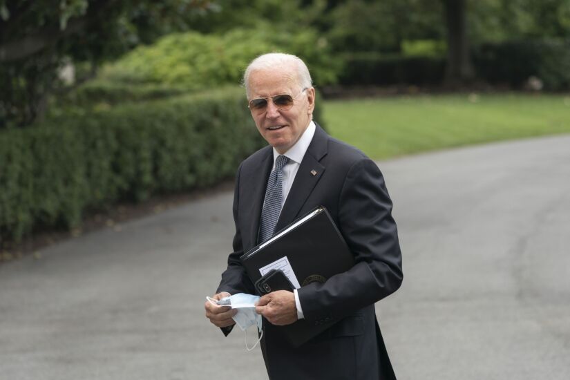 President Biden Arrives To White House After Camp David Travel