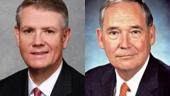 Curt Farmer (left) and Ralph Babb of Comerica.