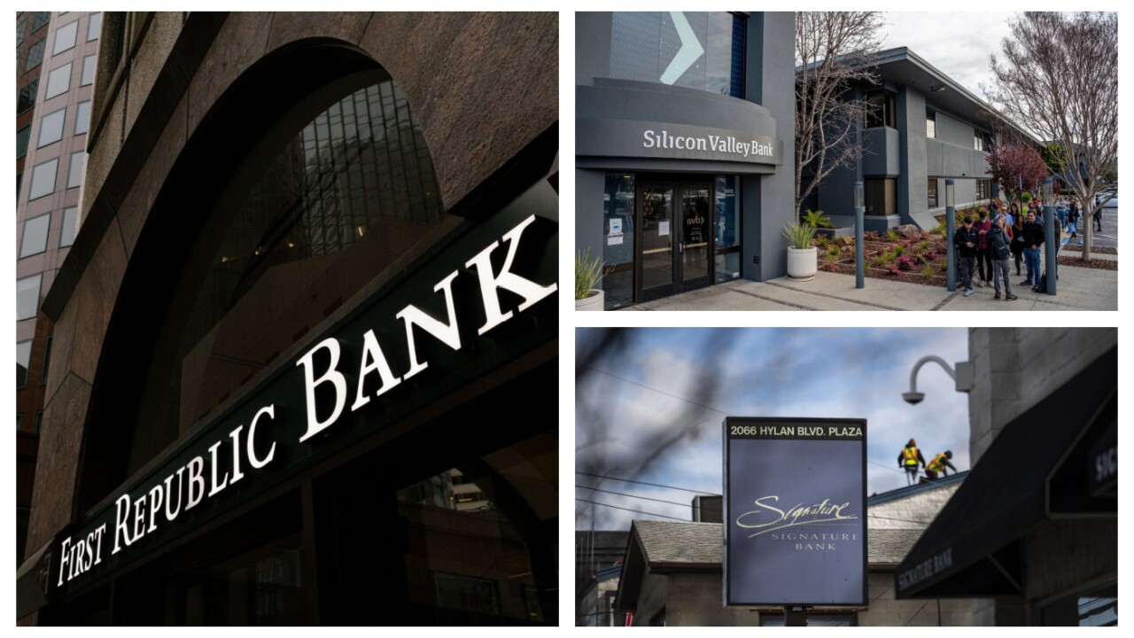 First Republic Bank - Silicon Valley Bank - Signature Bank