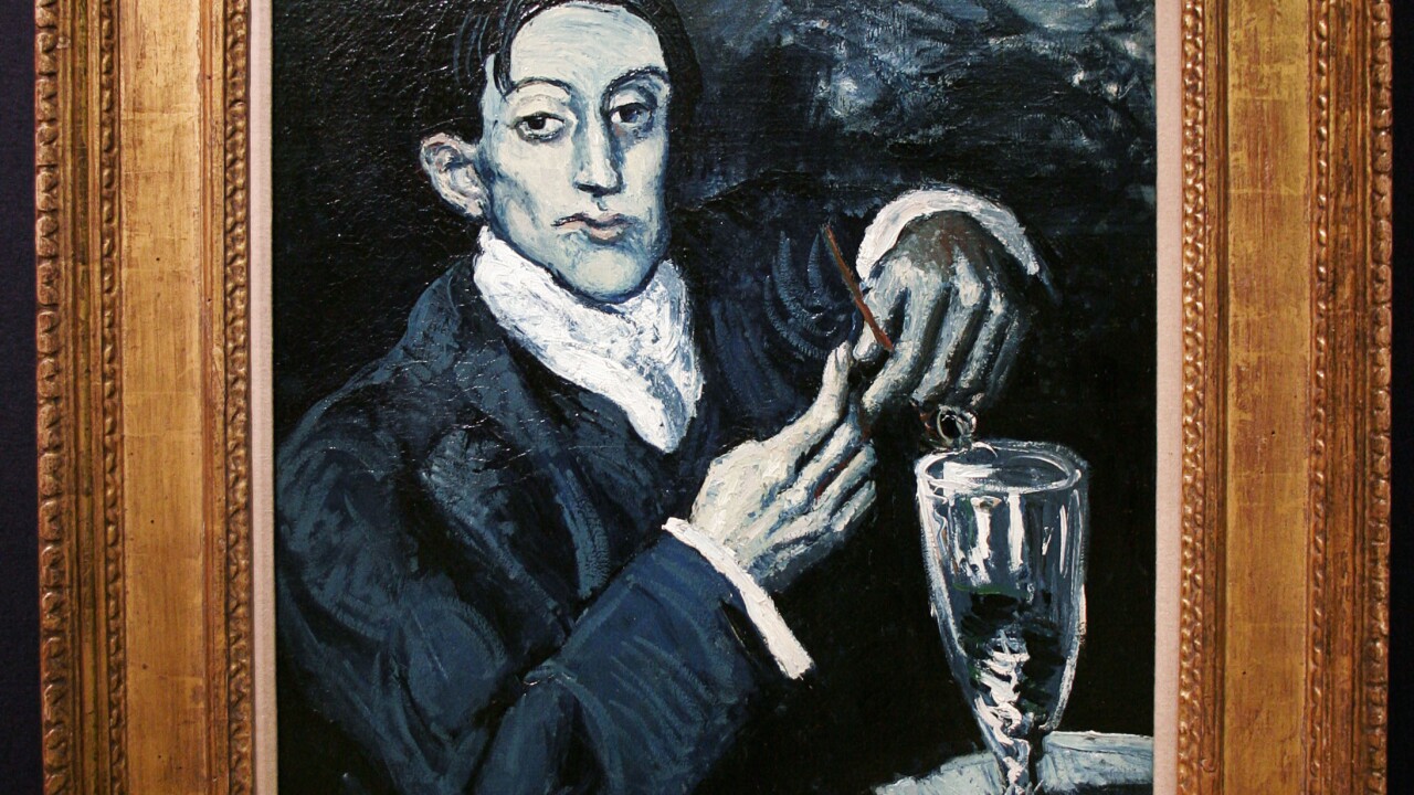 Angel Fernandez de Soto, a painting by Pablo Picasso