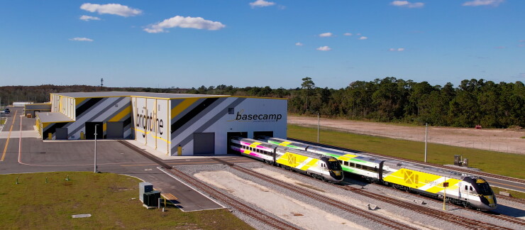 Brightline Florida base camp.