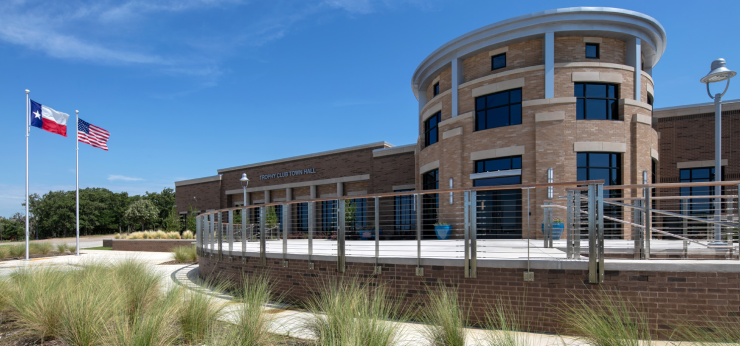 Trophy Club, Texas, City Hall, funded with public improvement district bonds in 2007.
