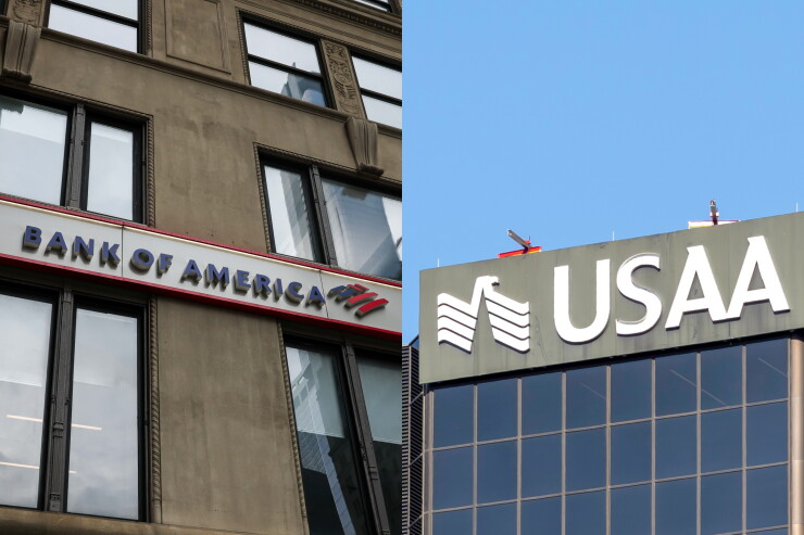 San Antonio, Texas, USA - March 16, 2022: The USAA downtown offi