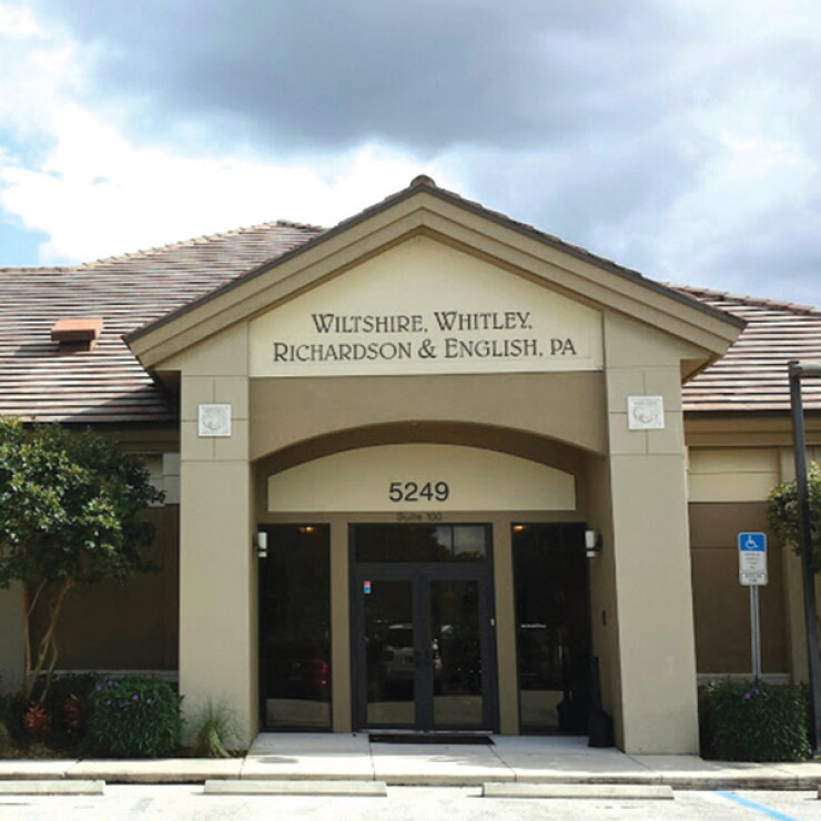 Wiltshire, Whitley, Richardson & English's offices in Fort Myers, Fla.